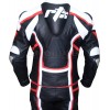 RTX Contender Black Leather Motorcycle Suit